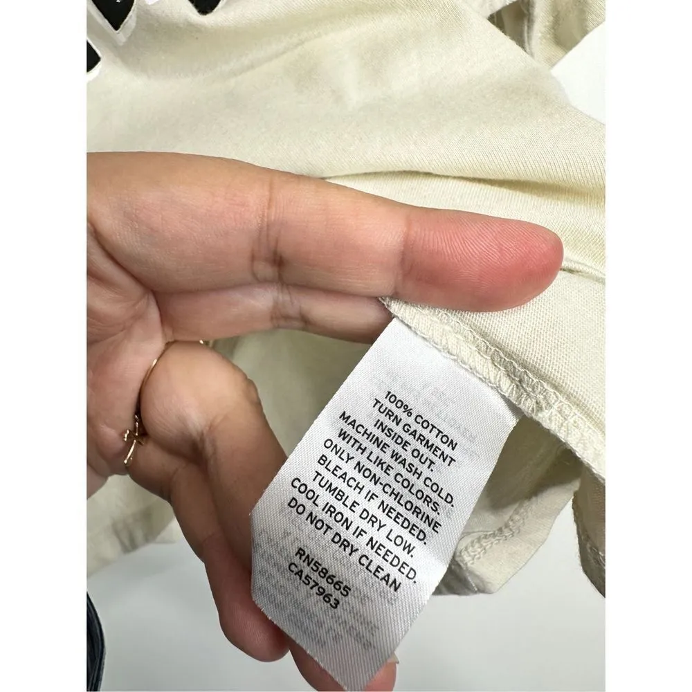 BP Nordstrom Shirt Womens Happy Daze Floral Crewneck Cropped Shirt Size S NWT - Image 6