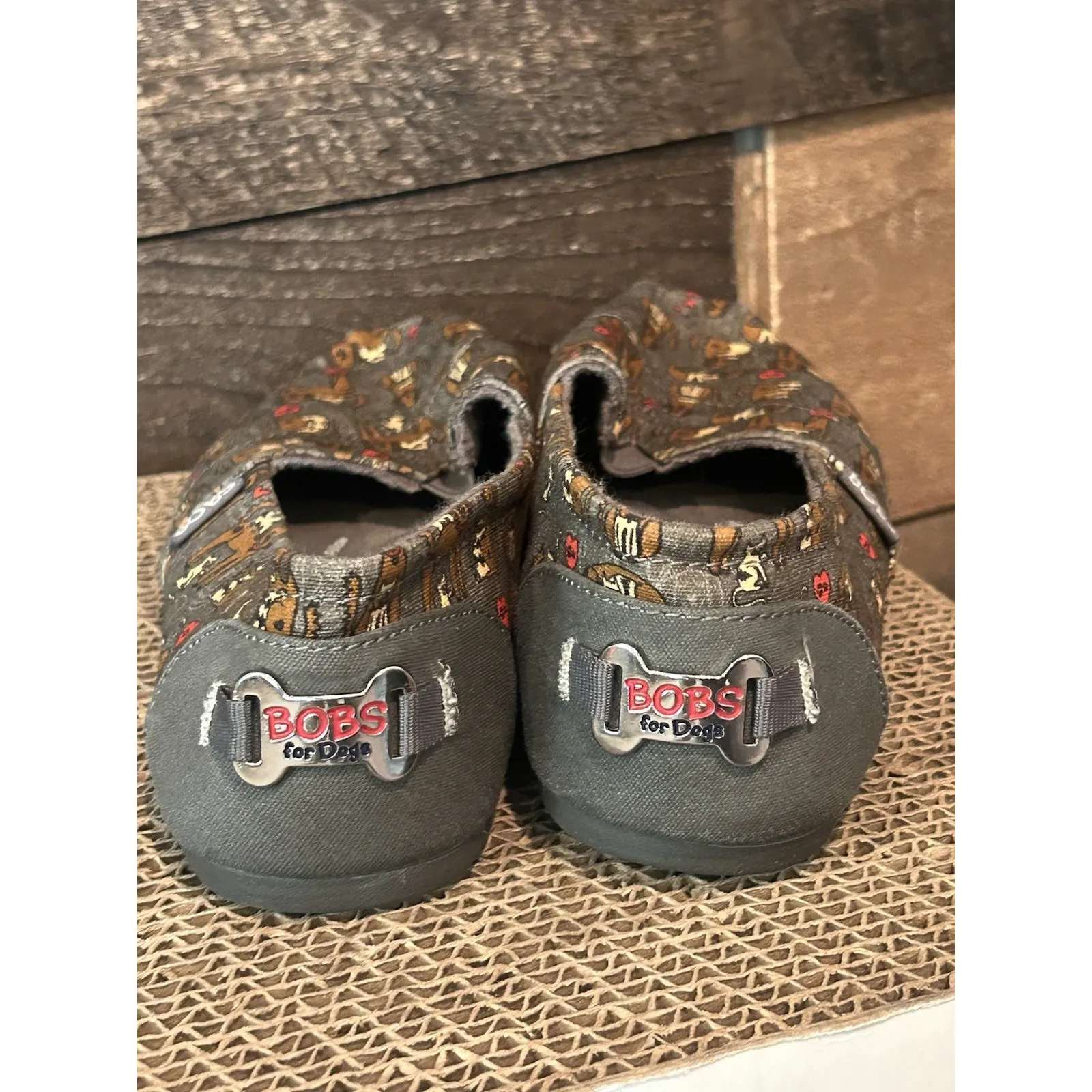 Skechers‎ Bobs for Dogs Dog Print Women's Slip On Flat Shoes Size 7 - Image 8