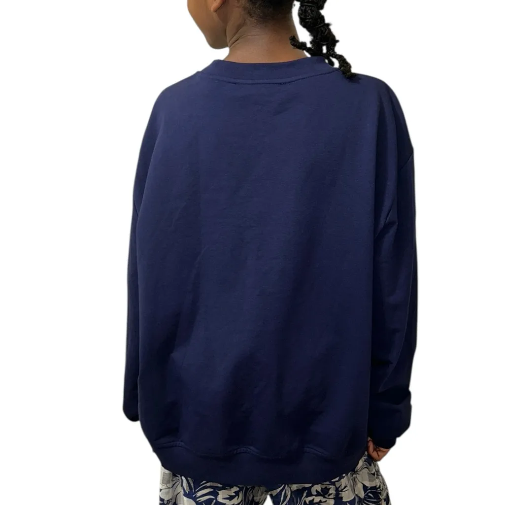 Love Moschino Navy Blue Sweatshirt(Size 10) - Image 2
