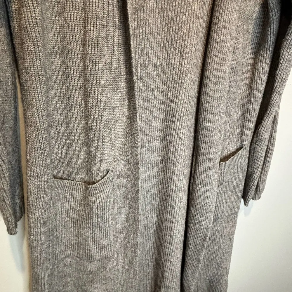 Heartloom Ribbed Striped Sweater Duster Cardigan - size Small - Image 3