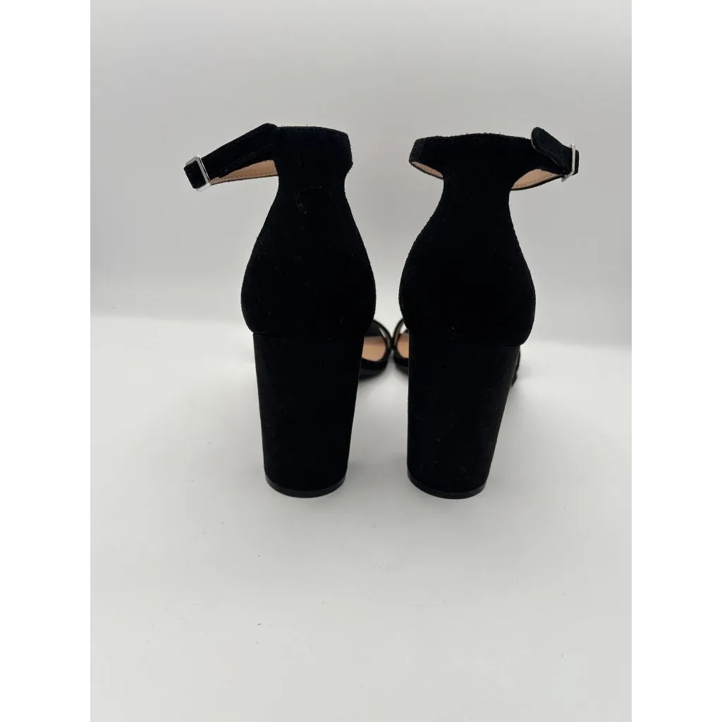 Women’s I.N.C. Size 9 Black Suede High Heels - Image 4