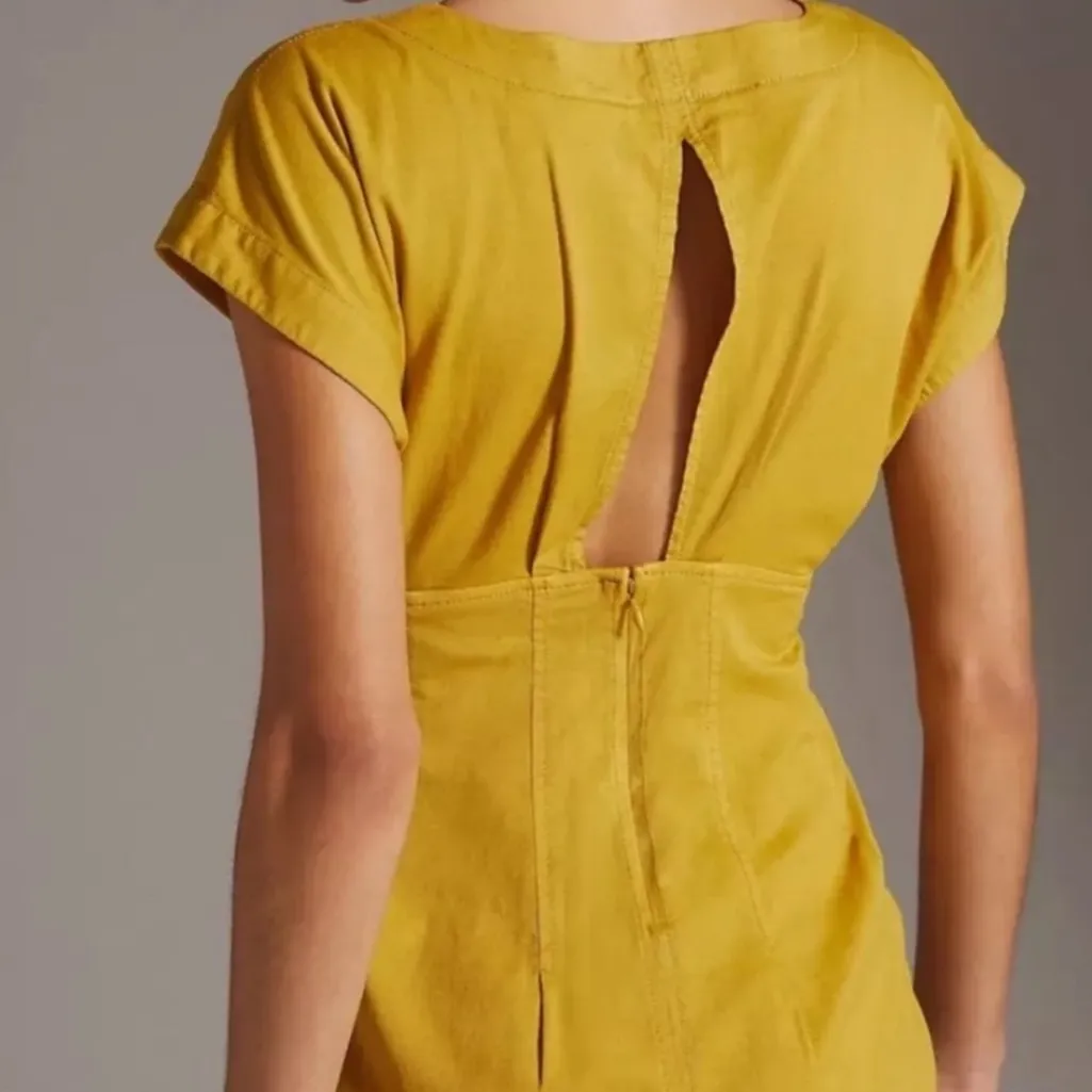 NEW Anthropologie Maeve Cotton Corset shift dress size 2P petite NWT - Image 3