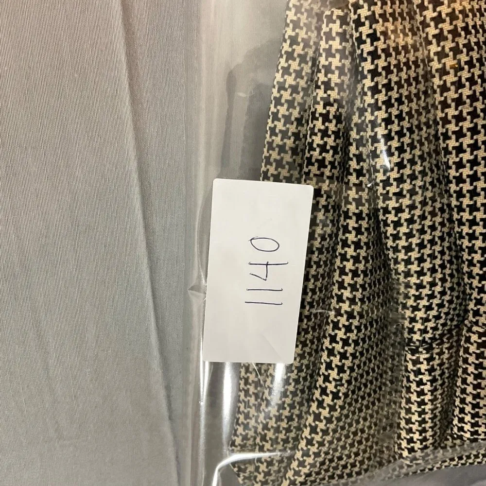 Rampage Skirt Y2K Womens‎ 11 Houndstooth Preppy Black Tan Academia Made USA VTG - Image 11