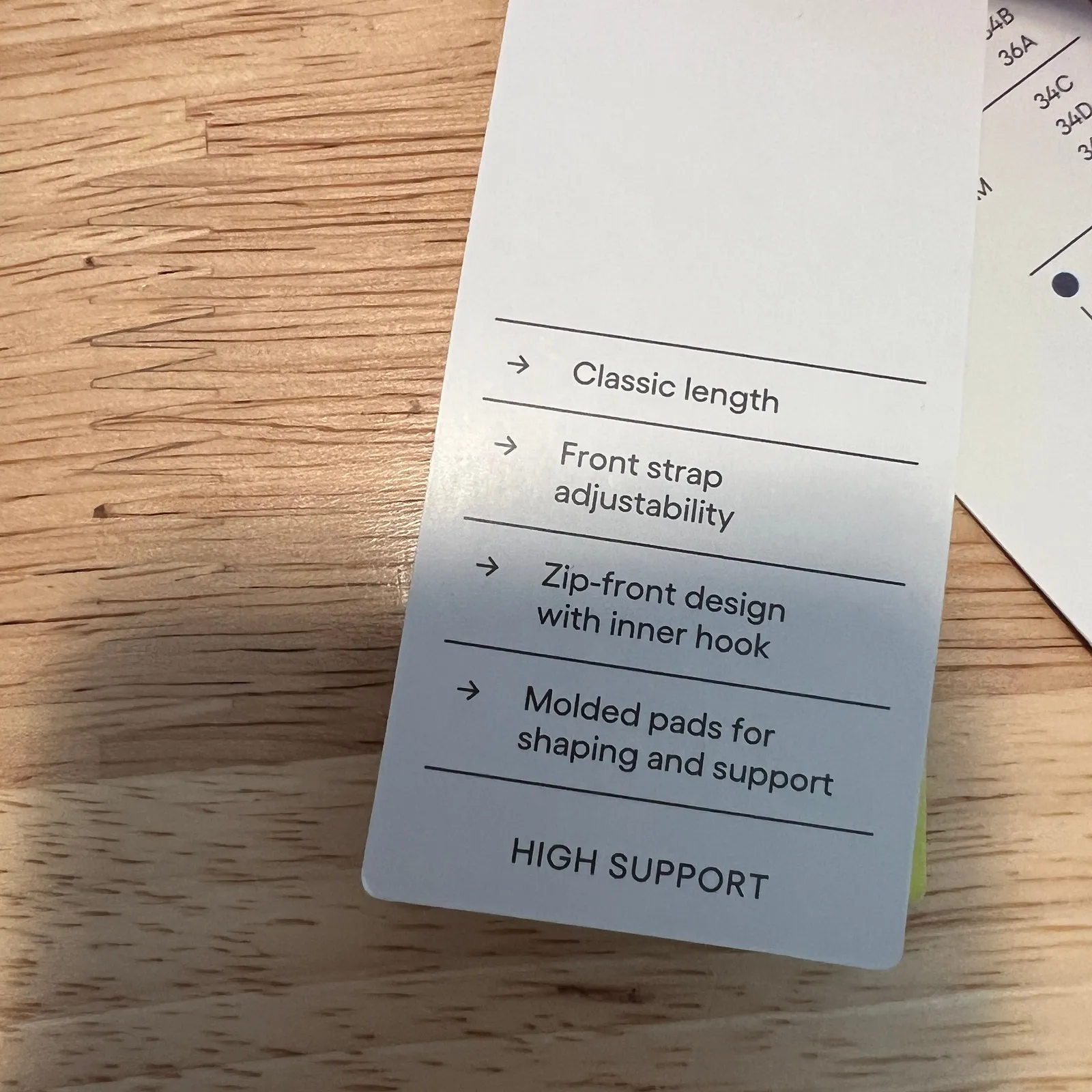 All in Motion Women's Pink High Support Zip Front Bra - Size 36D - NWT - Image 10