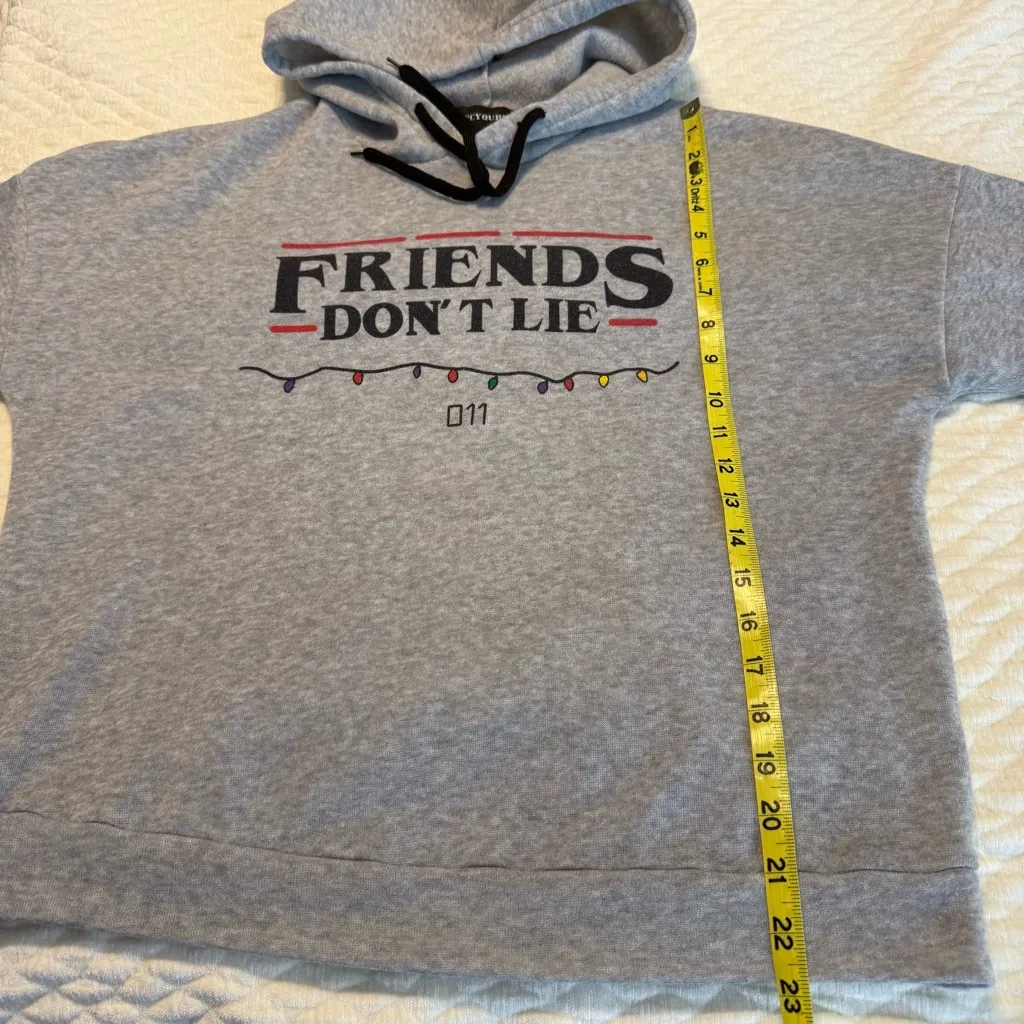 Friends Don’t Lie 011 El Stranger Things Hoodie Sweatshirt Women’s Size Medium - Image 7