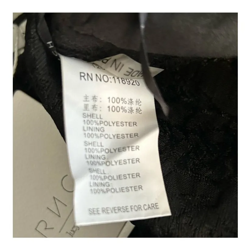 FRNCH Lucy Paris Black Embroidered Pleated Mini Skirt NWT Size Medium - Image 9