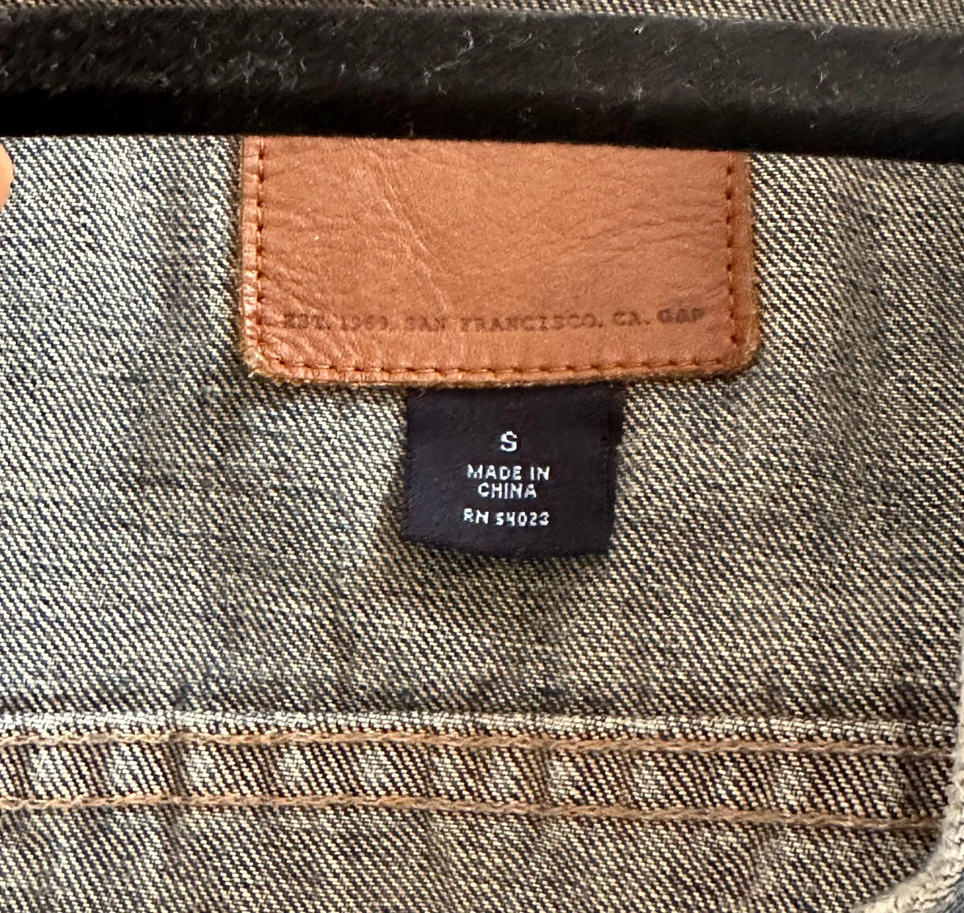 Vintage  Oversized Denim Jacket - Image 2