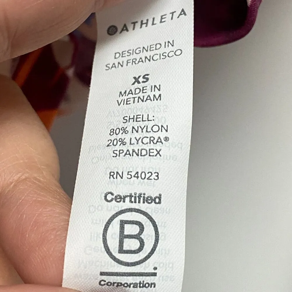 Athleta Daybreak Tropic Rashguard Pullover Womens XS Floral Stretch Beach Swim - Image 5