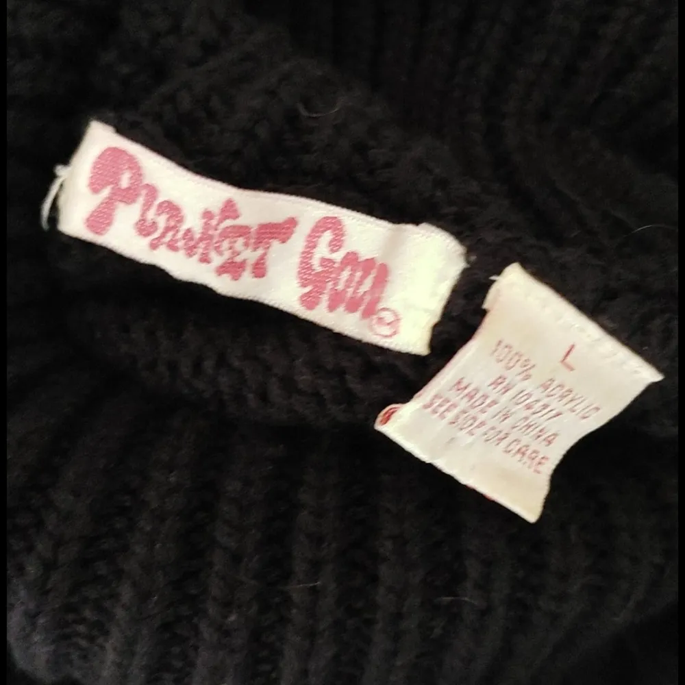 Planet Gold Black Turtleneck Sweater - Image 5