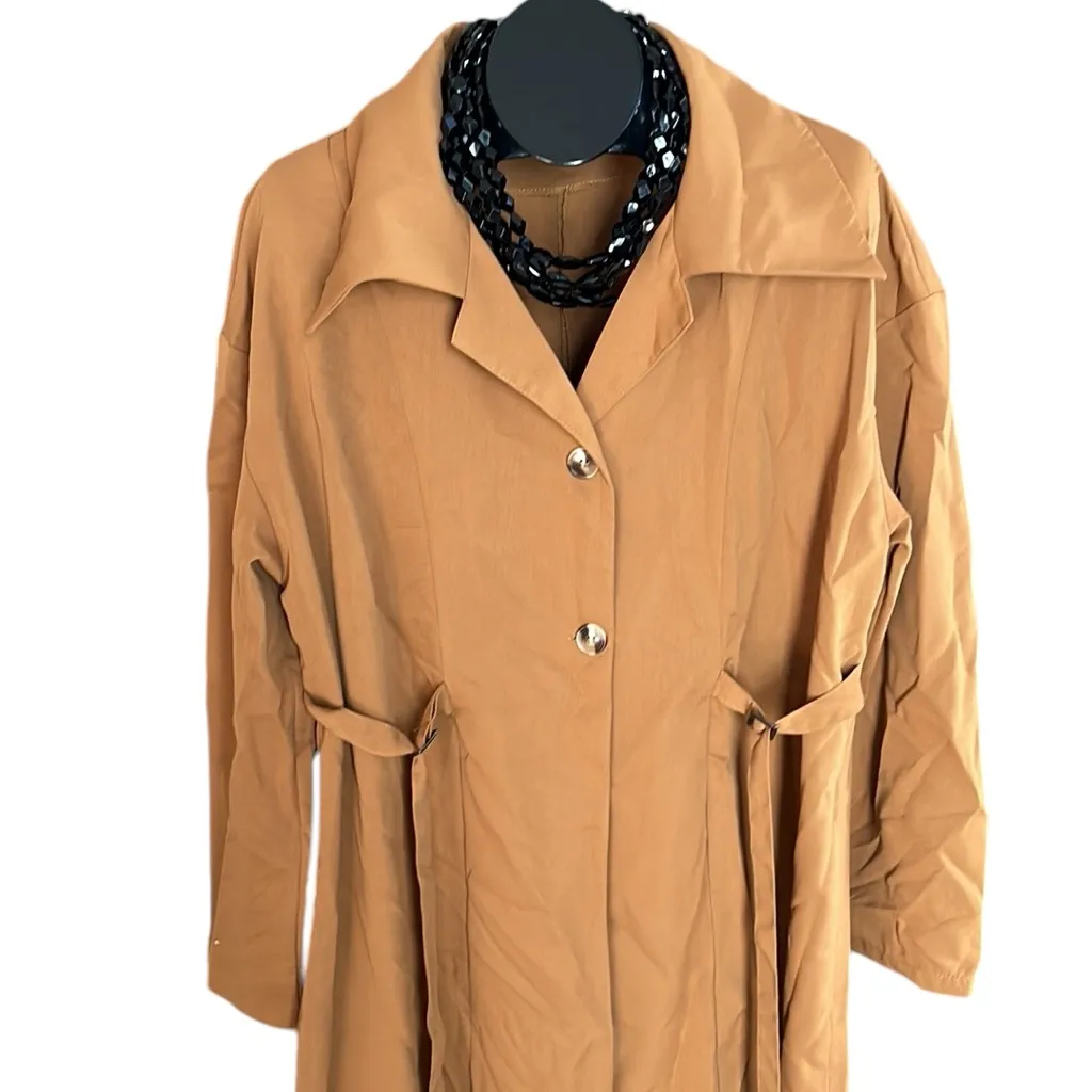 SHEIN Curve Trench Coat - Image 6