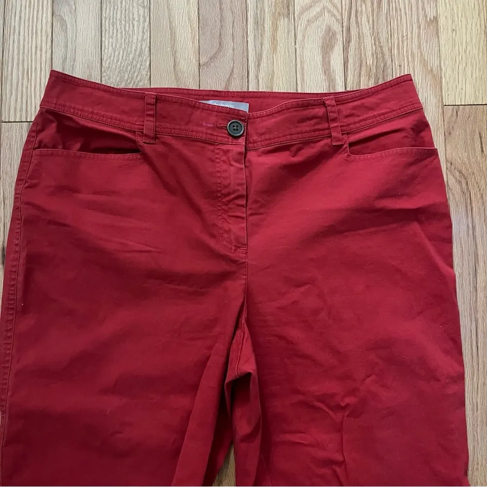 Chico Red Capri Pants Size1.5 - Image 2