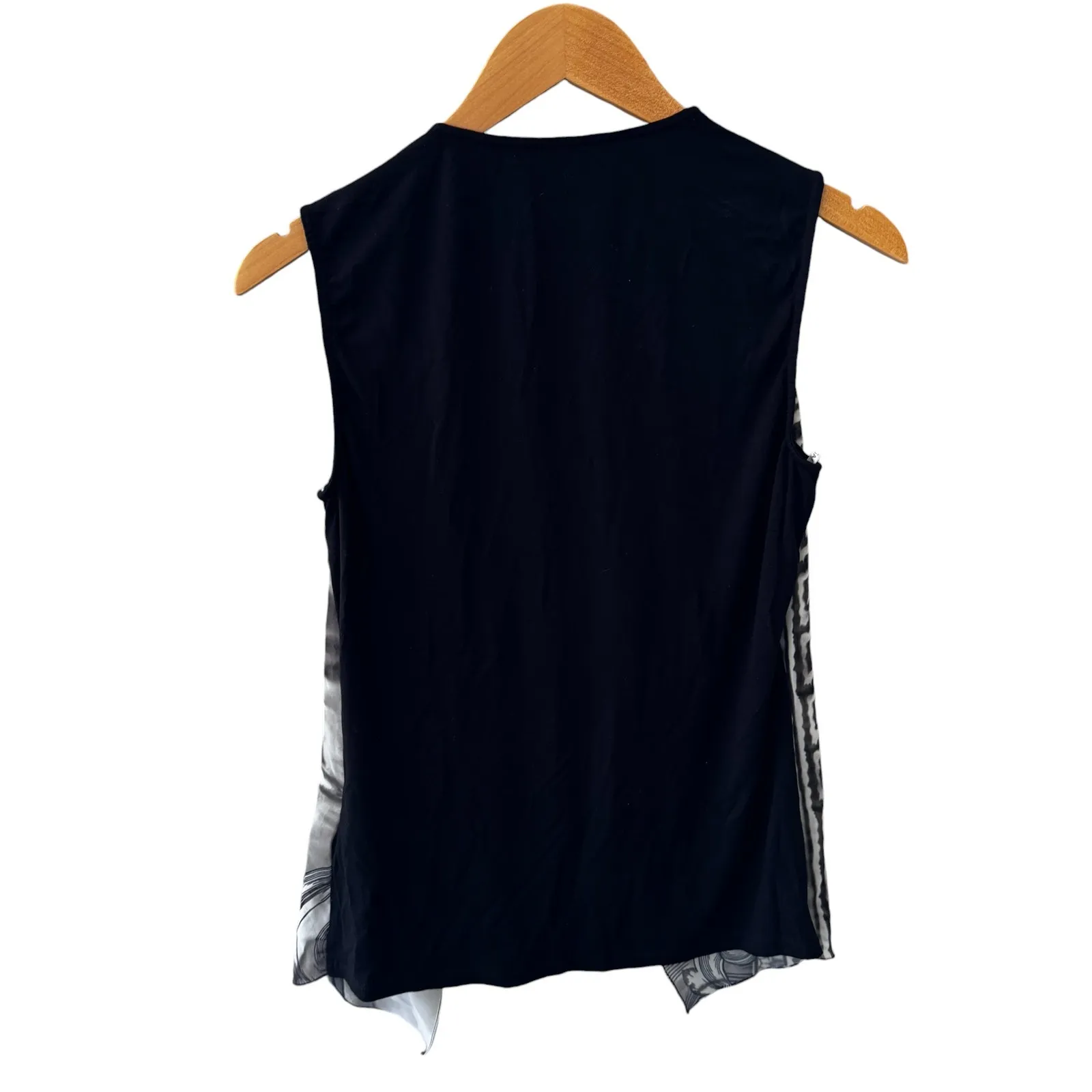 Versace Collection‎ Donna Sleeveless Jersey Top Blouse Size 42 Made in Italy - Image 2