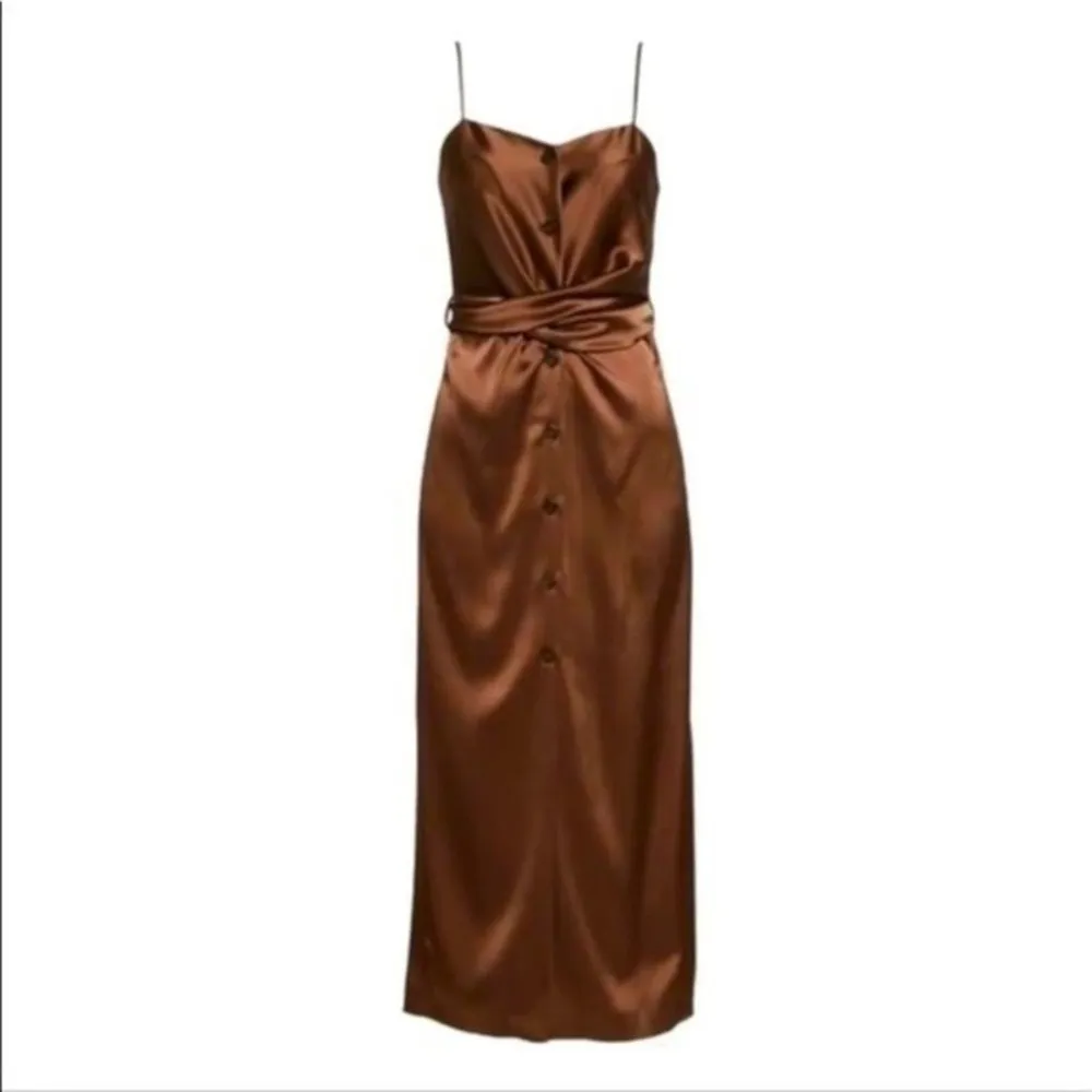 NANUSHKA Sayan Satin Slipdress Slipdress
NANUSHKA in Bronze Brown Size Small NWT - Image 5
