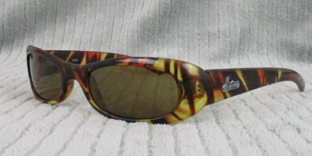 New Divine Eyewear Kali Leopard Brown Sunglasses Women's NWT - Image 2