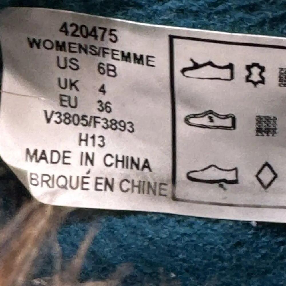 Lands End Powder Belle Teal Suede Shoe Snow Boot Women’s Size 6B 420475 - Image 9