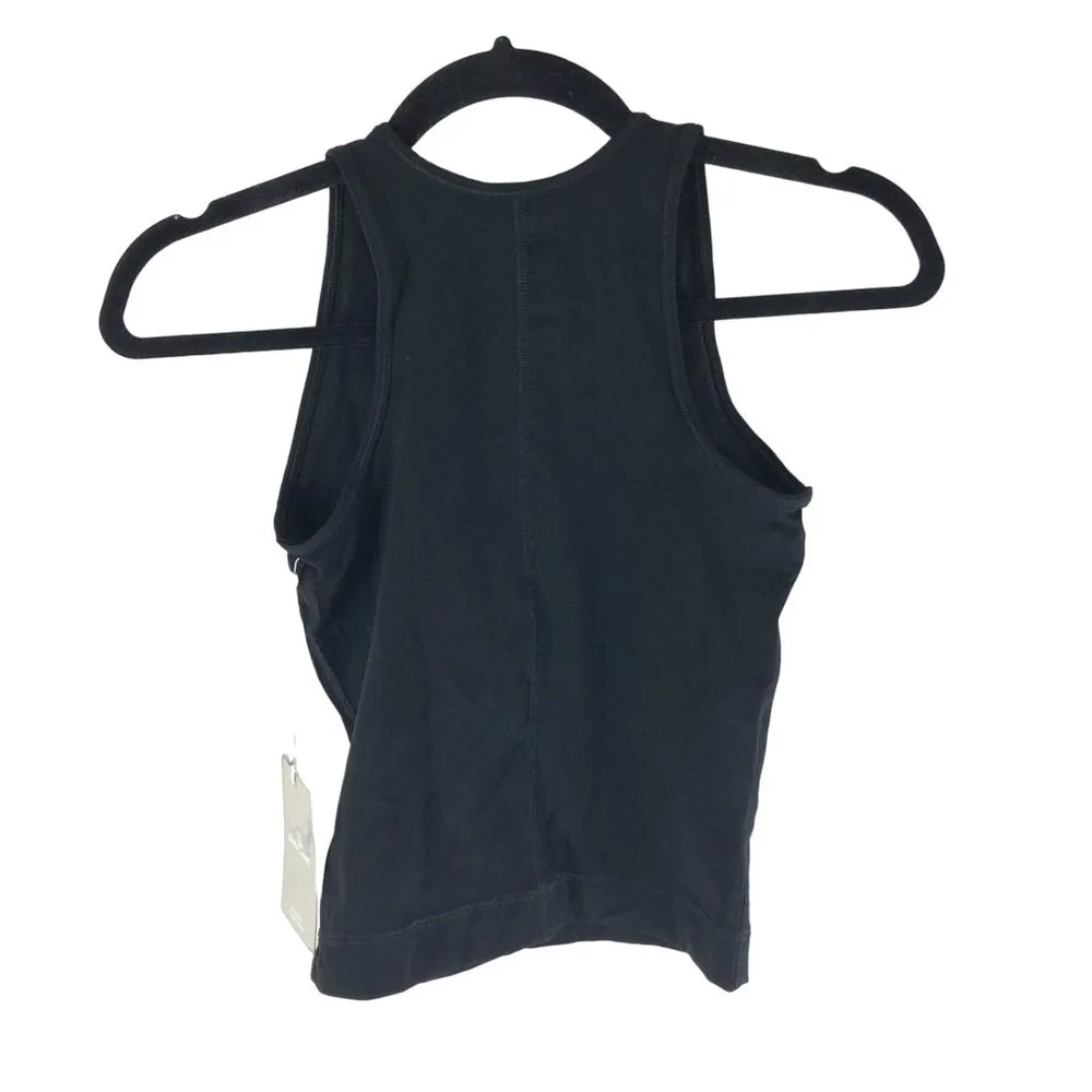 Everlane Womens The Perform Tank Top Cropped Shelf Bra Black XXS - Image 4
