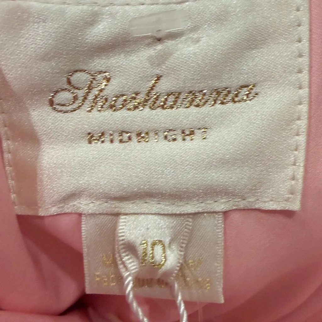 Shoshanna Midnight Women's Strapless Mini Dress Metallic Multi size 10 NWT - Image 8