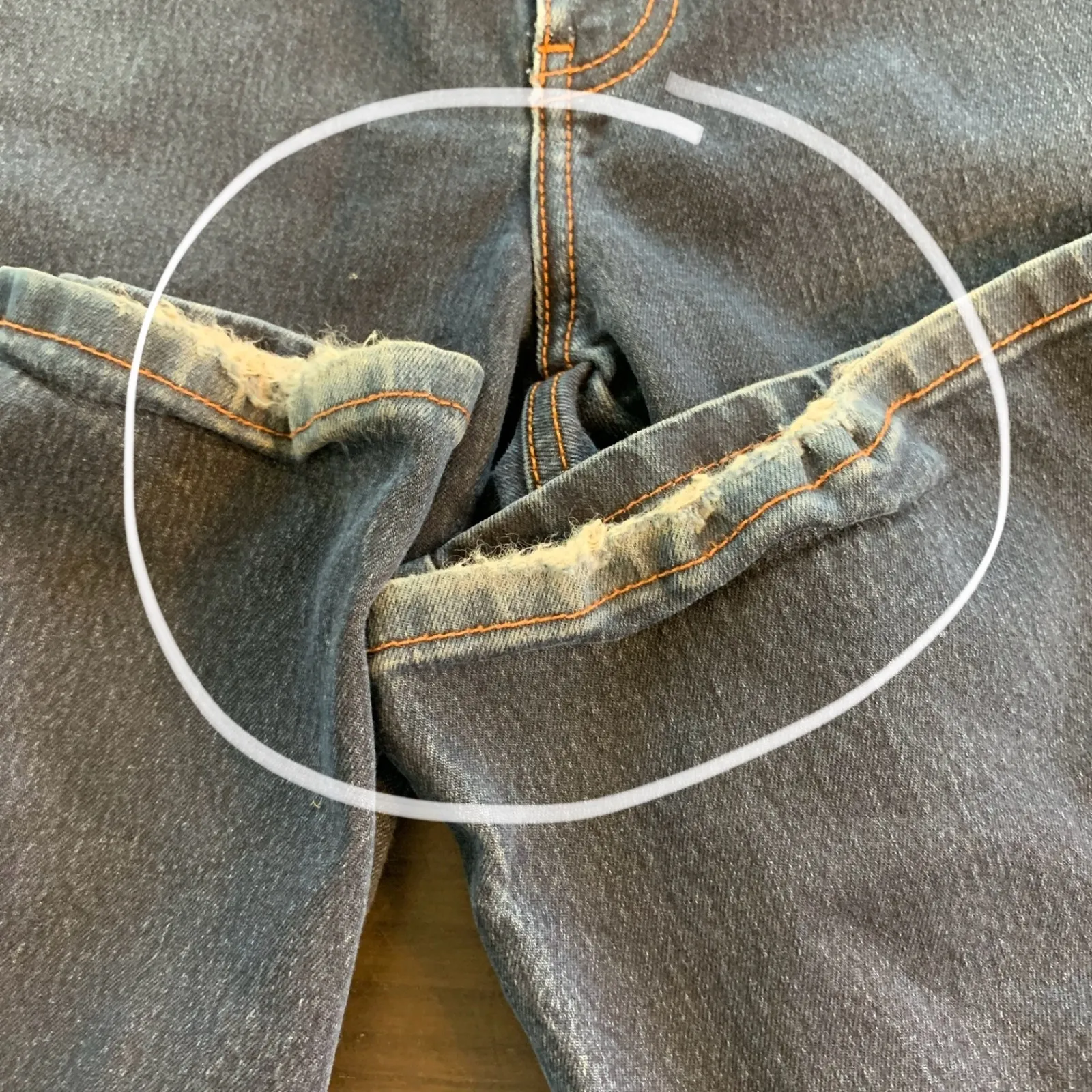 Banana Republic Women's Dark Wash‎ Denim Jeans Size 30 Bootcut Classic READ FLAW - Image 7