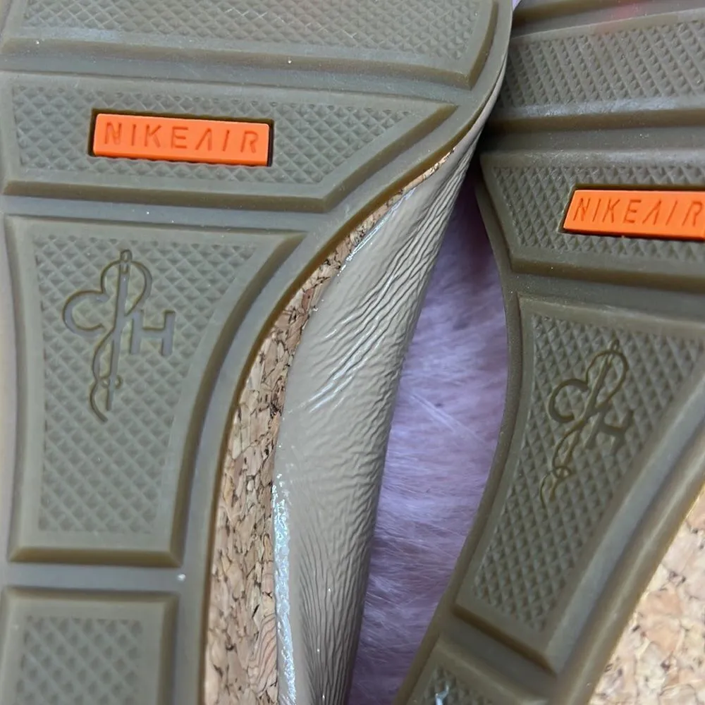 Cole Haan Nike Air cork heel taupe open toe shoes - Image 3