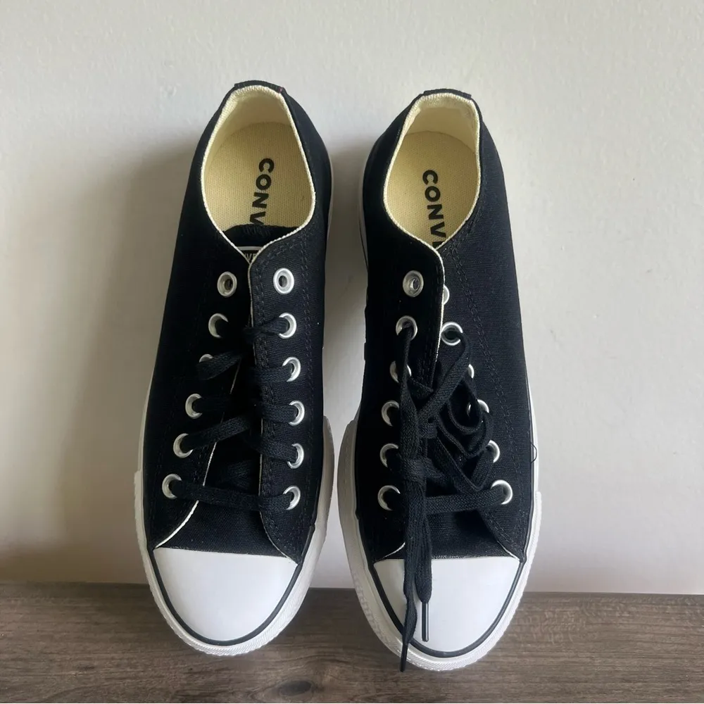 Converse Chuck Taylor All Star Lift Ox Black / White Women's Shoe Size 7.5 - Image 6