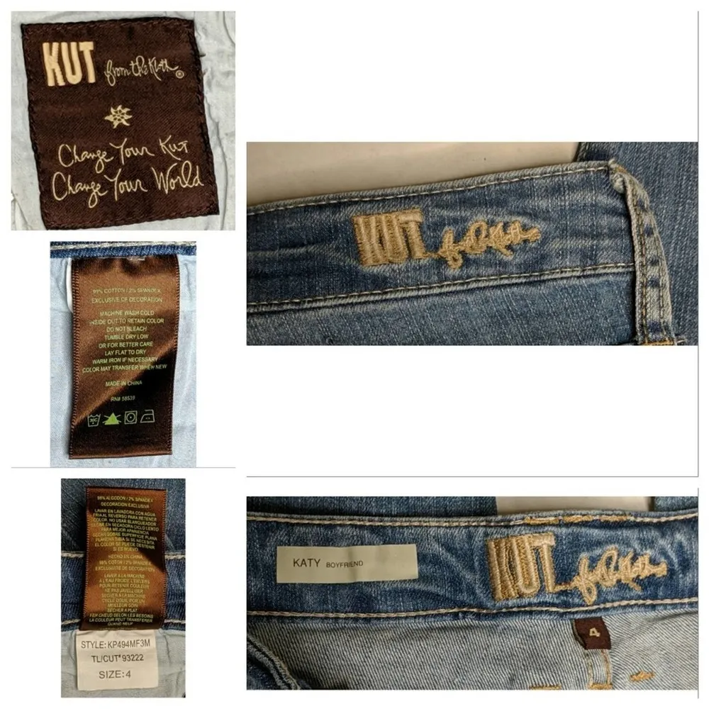 Kut Katy Boyfriend Jeans - Size 4 - EUC - Image 8