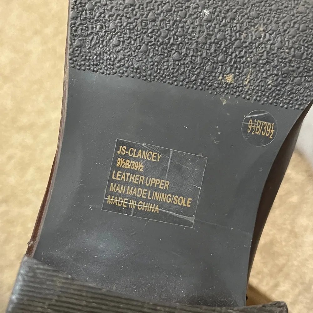 Jessica Simpson Clancey Suede & Leather OTK boots sz 9.5 Olive green & brown - Image 11