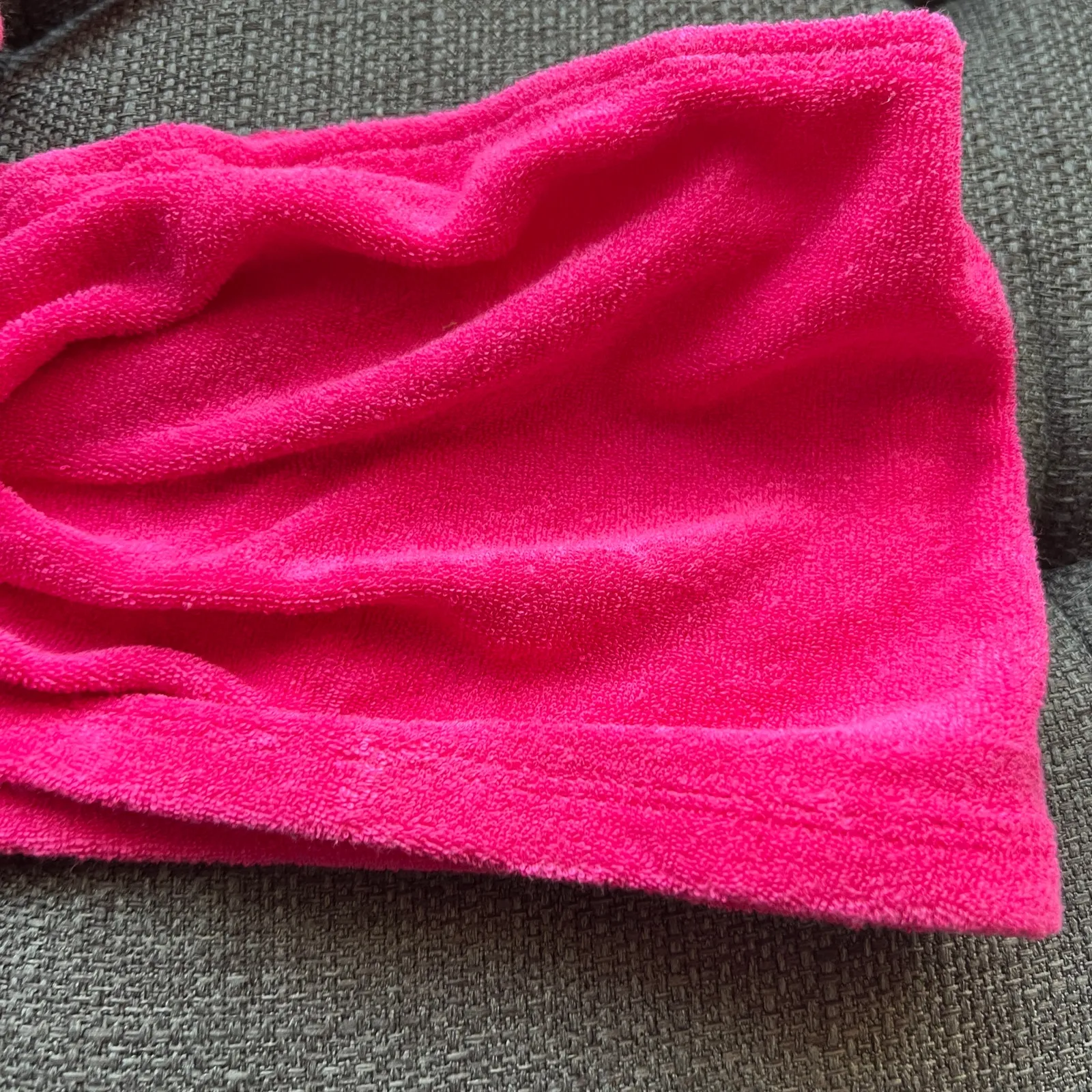 Wild Fable Women's Vibrant Pink Towel Terry Tiny Tank Top - Size XL - NWT - Image 5