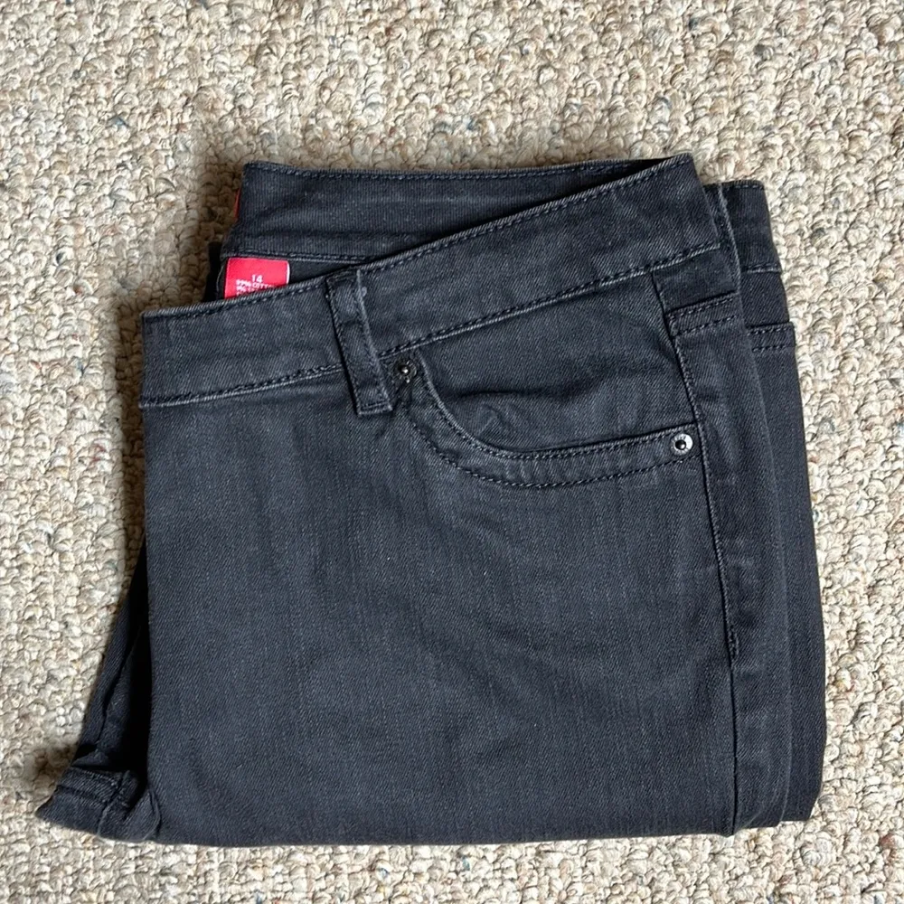 ELLE Monaco Black Denim Jeans Size 14 - Image 5