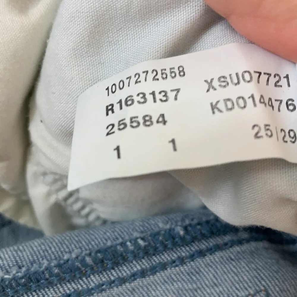 Mavi Jeans Co. Lea High Rise Distressed Boyfriend Light Waist Jeans Blue Size 25 - Image 5