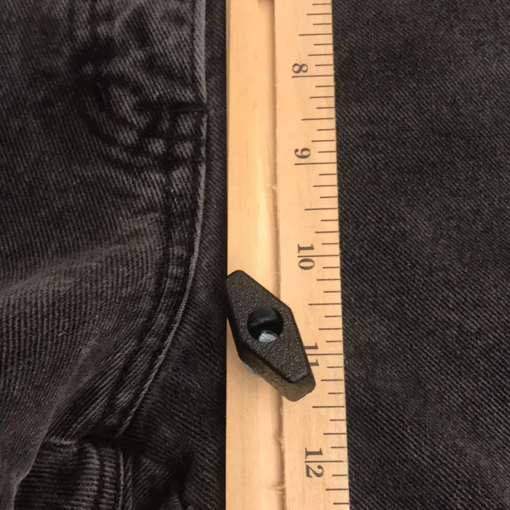 Nautica faded black wash high waisted mom jeans size 10 - Image 7