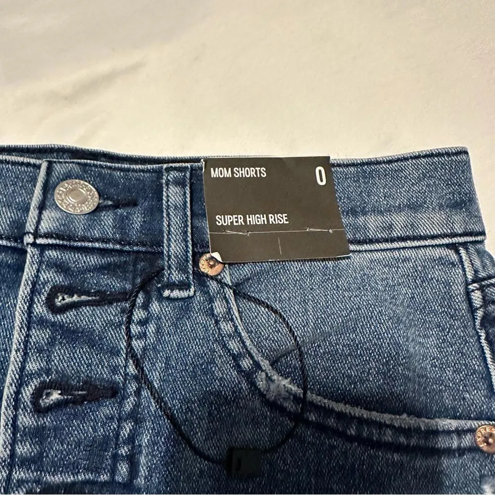 Express Super High Rise Mom Shorts - Image 3