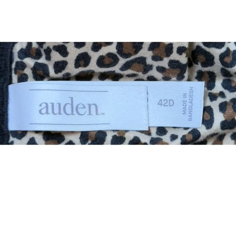 Auden The Superstar Bra Cheetah Print Tshirt Bra 42D Lightly Lined Underwired Brown Size 42 D - Image 4