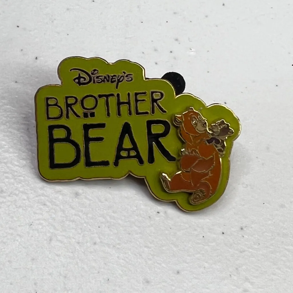 Disney Koda & Kenai - Brother Bear - Green Logo Pin From 2003 - Image 4