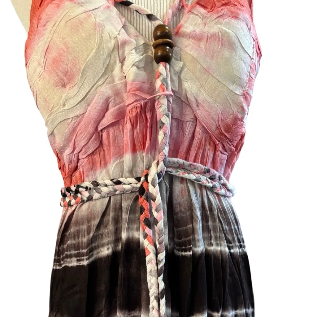 NWT Chaudry KC Boho Maxi Dress Tie - Image 5