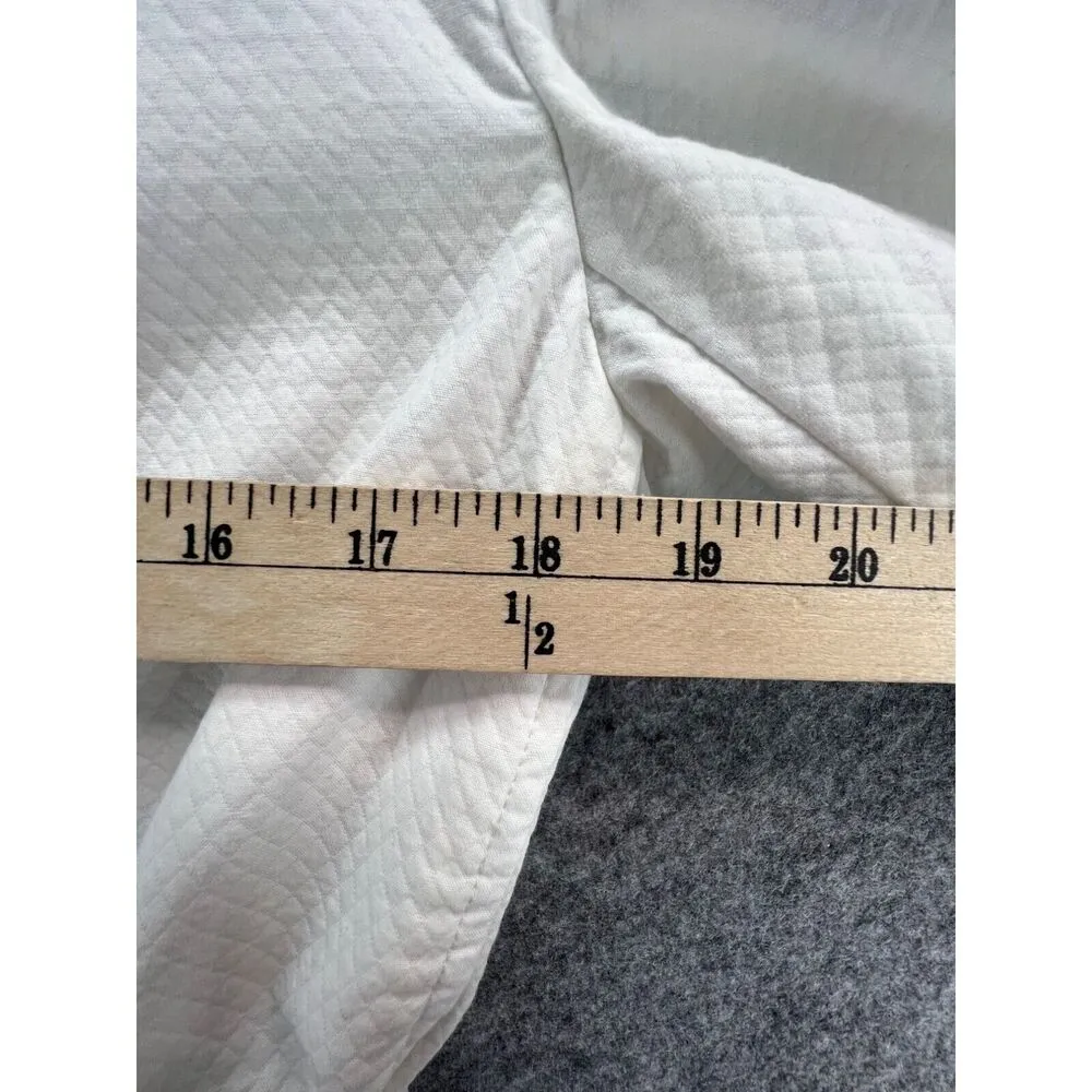 Rag & Bone Abby Jacket Womens XS White Cotton Relaxed Fit Open Belted Minimalist - Image 7