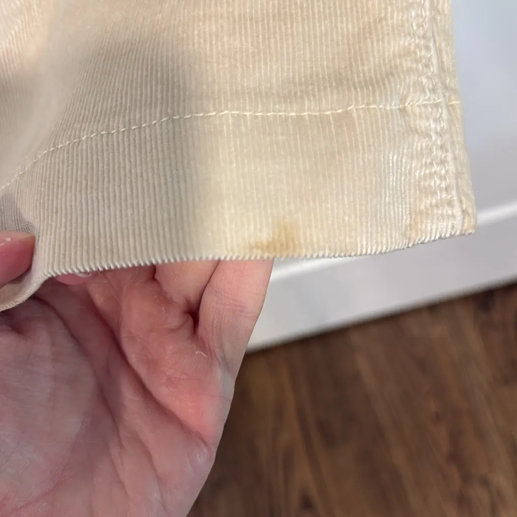 7 for‎ All Mankind Cream Flare Corduroy Pants - 29 - Image 9