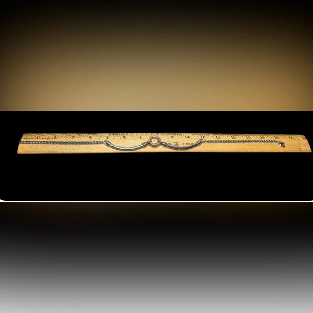 Lia Sophia Signed Mixed Media Necklace. 16” with 3” extender - Image 4