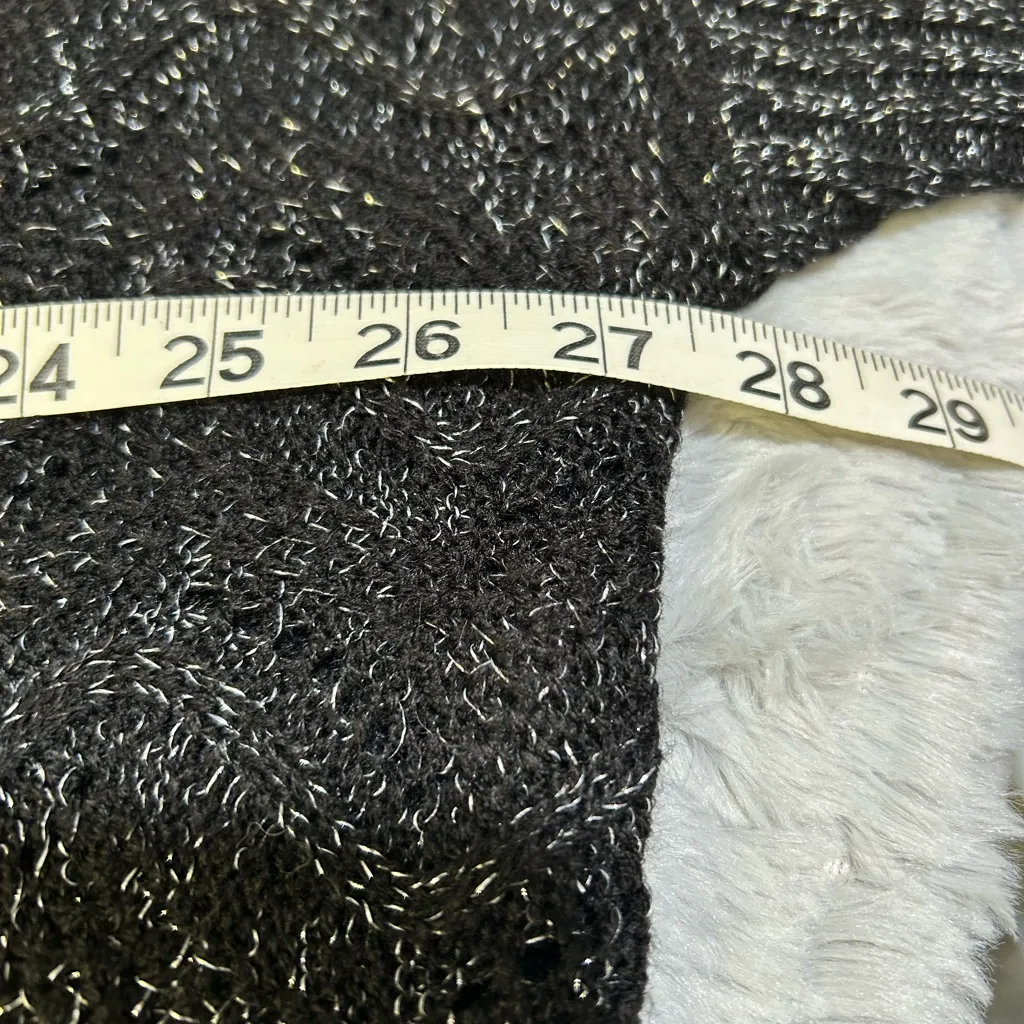 Metaphor Black and Silver Knit Sweater - Image 3