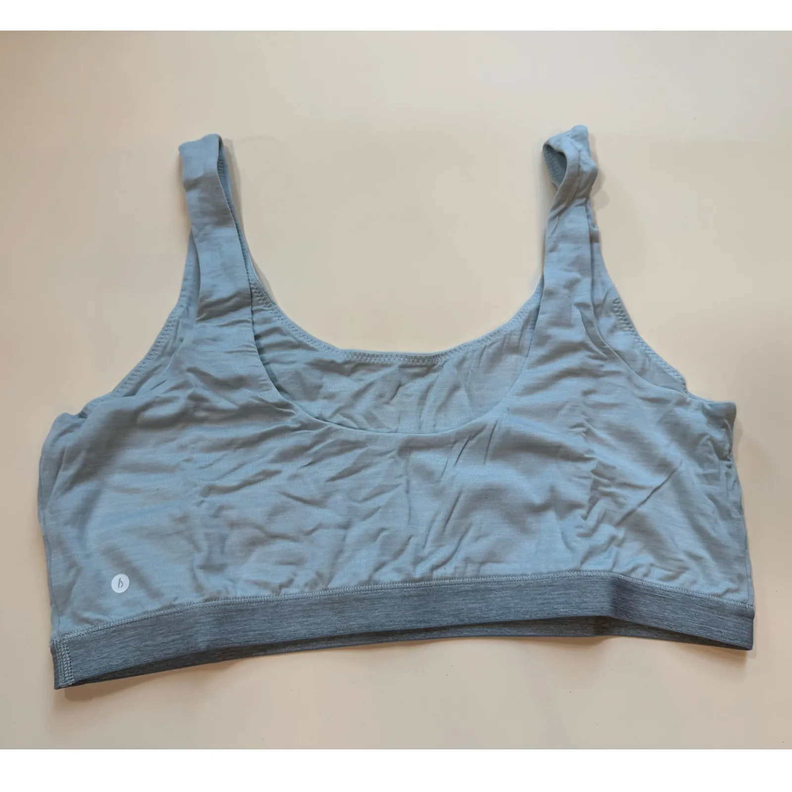 New in Box Allbirds Trino Bralette in Color Peppercorn Size XL - Image 8