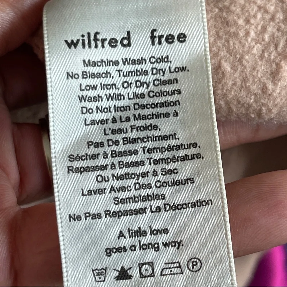 WILFRED FREE | Tank Raglan Sleeve Crewneck Sweatshirt Sz M - Image 7