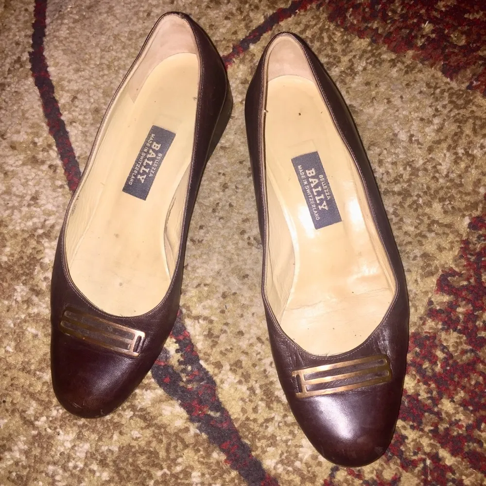 Brown Vintage Bellezza Bally of Switzerland Loafer Size 6.5 - Image 3