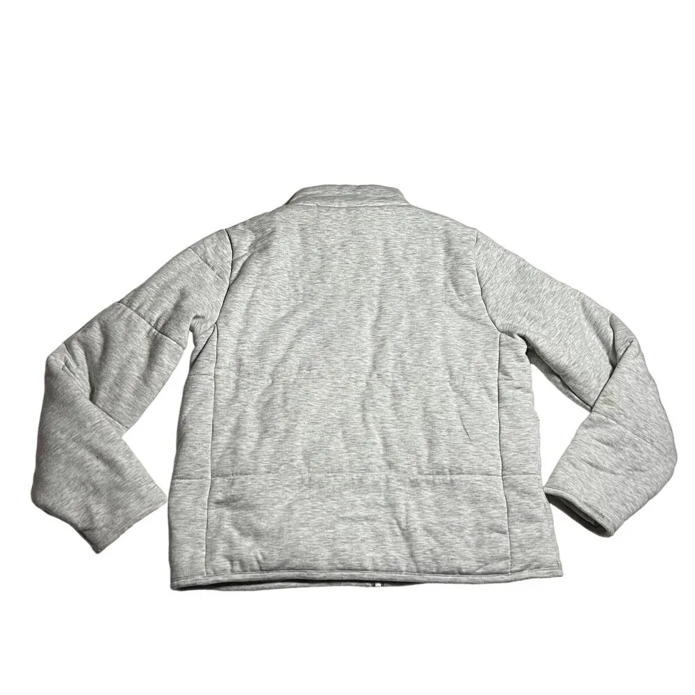 THREE DOTS Quilted Full Zip Puffer Jacket Size Small **SMALL FLAW** Winter - Image 2