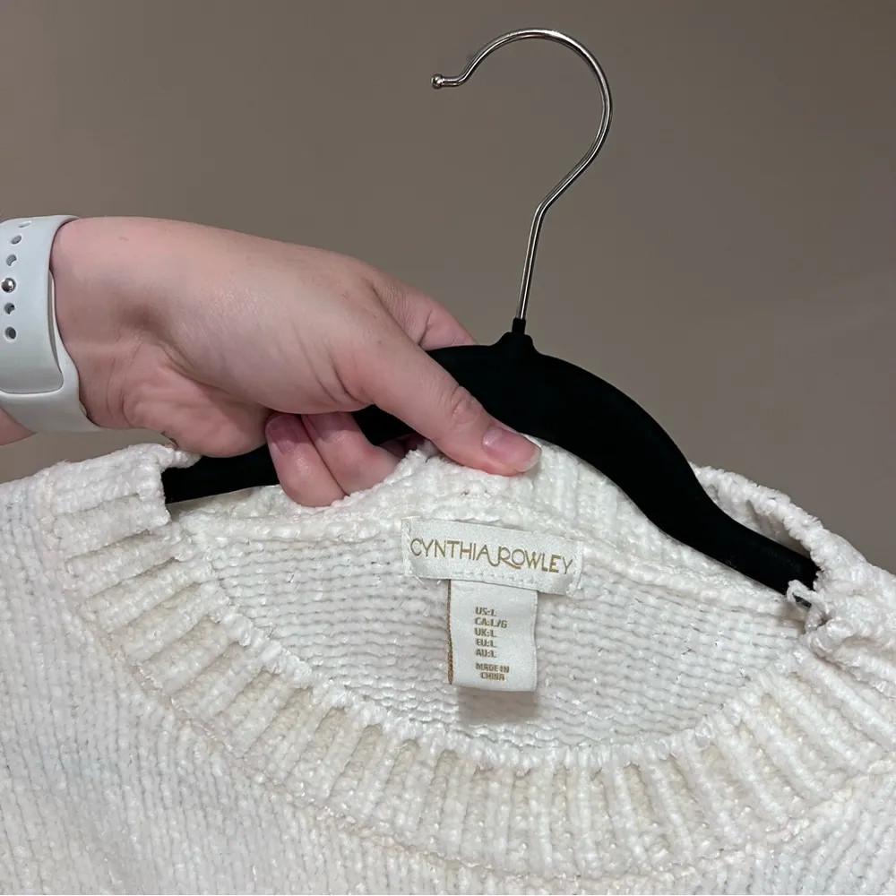 Cynthia Rowley White Knit Sweater - Image 3