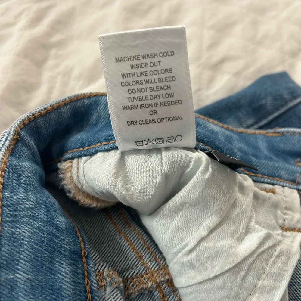 Flying Monkey Two Tone Light Wash Straight Leg Jeans - Image 6