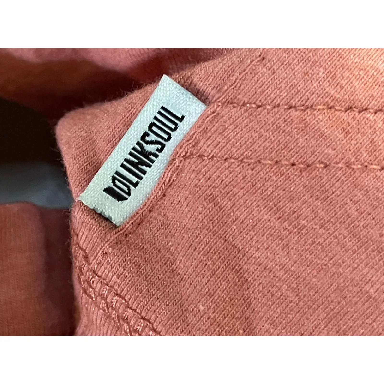 Linksoul Sustainable Lightweight Graphic Hoodie Small NEW Orange - Image 8