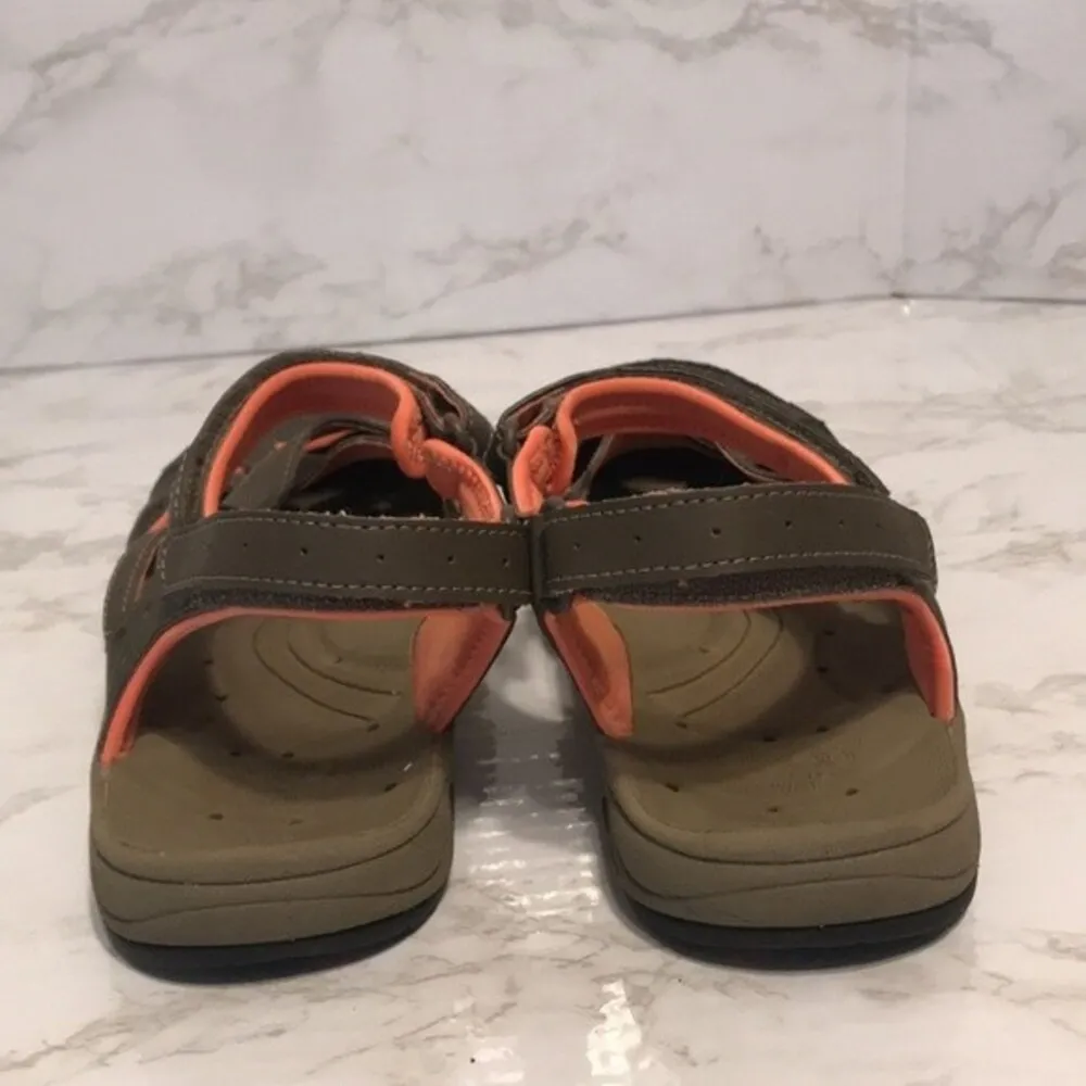 ABEO Equinox Water Sandals Brown/Melon size 10n ladies outdoors hiking - Image 7