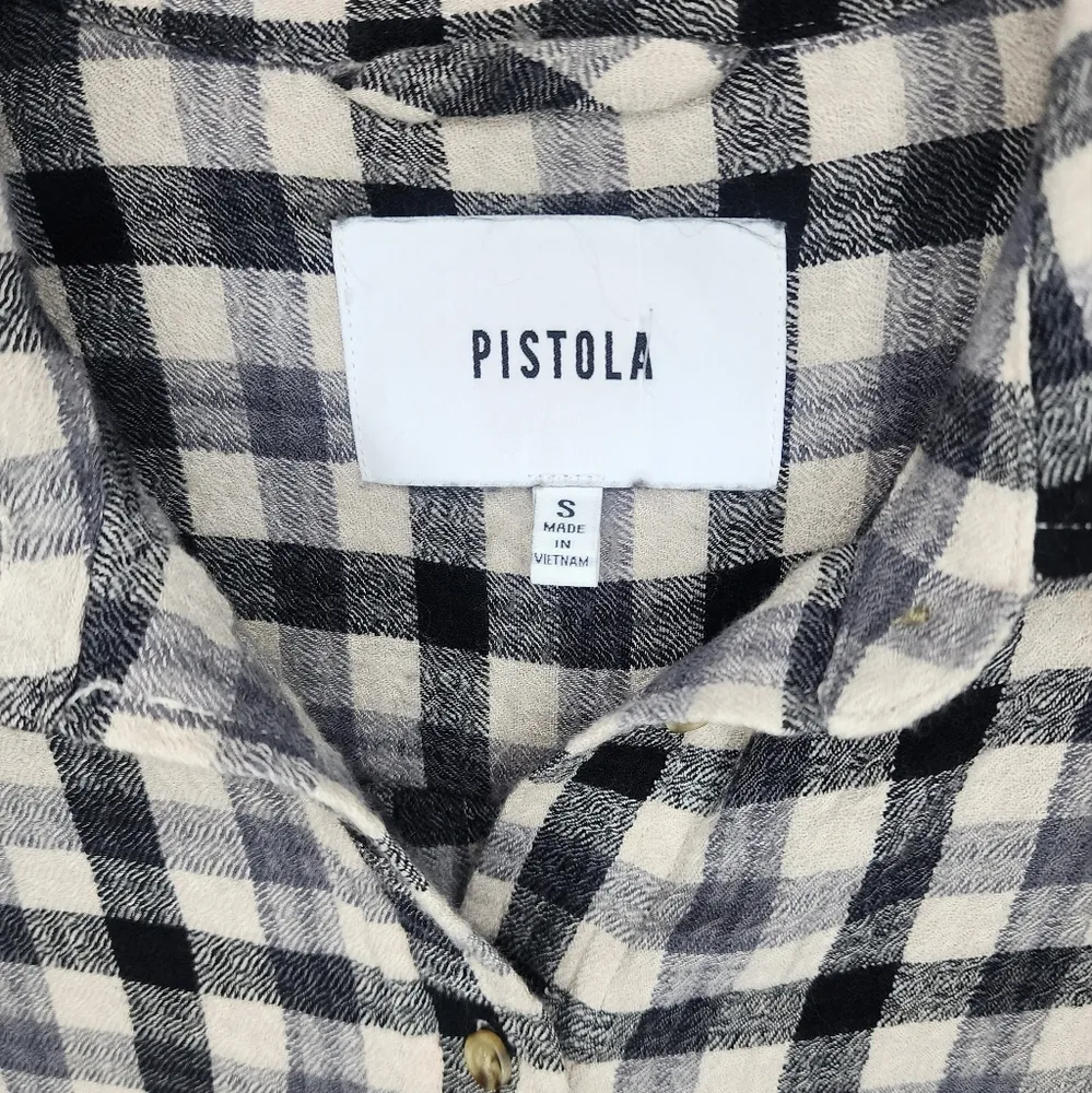 Pistola Plaid Popover Back Button Down Shirt - Image 2