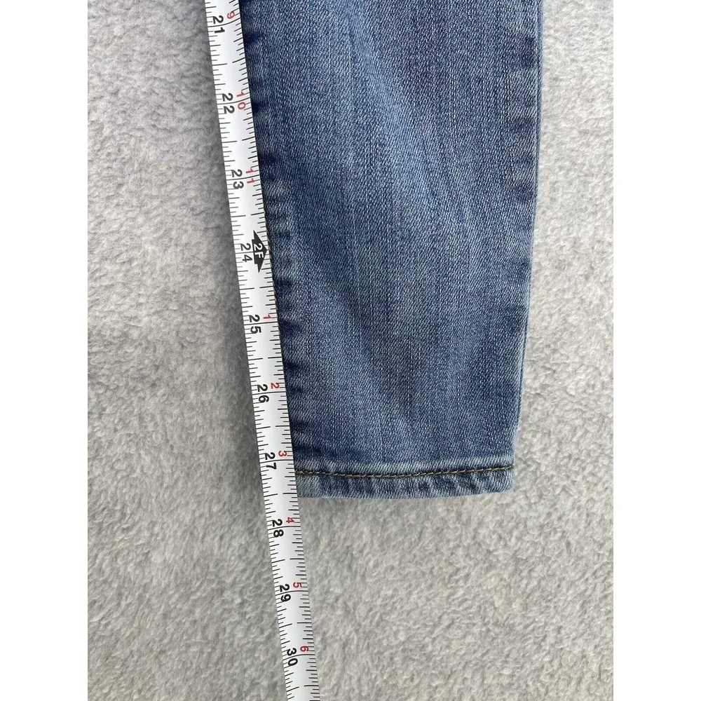 Bullhead Women's Jeans Skinny Blue Medium Wash Size 24 Mid Rise Skinniest - Image 9