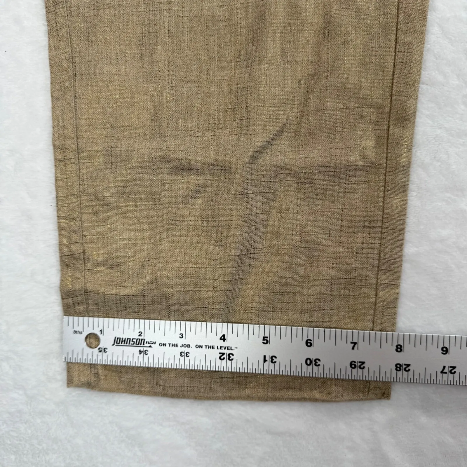 To The Max Linen Blend Suit Set Blazer Pants Career Interview Size 2 Tan - Image 15