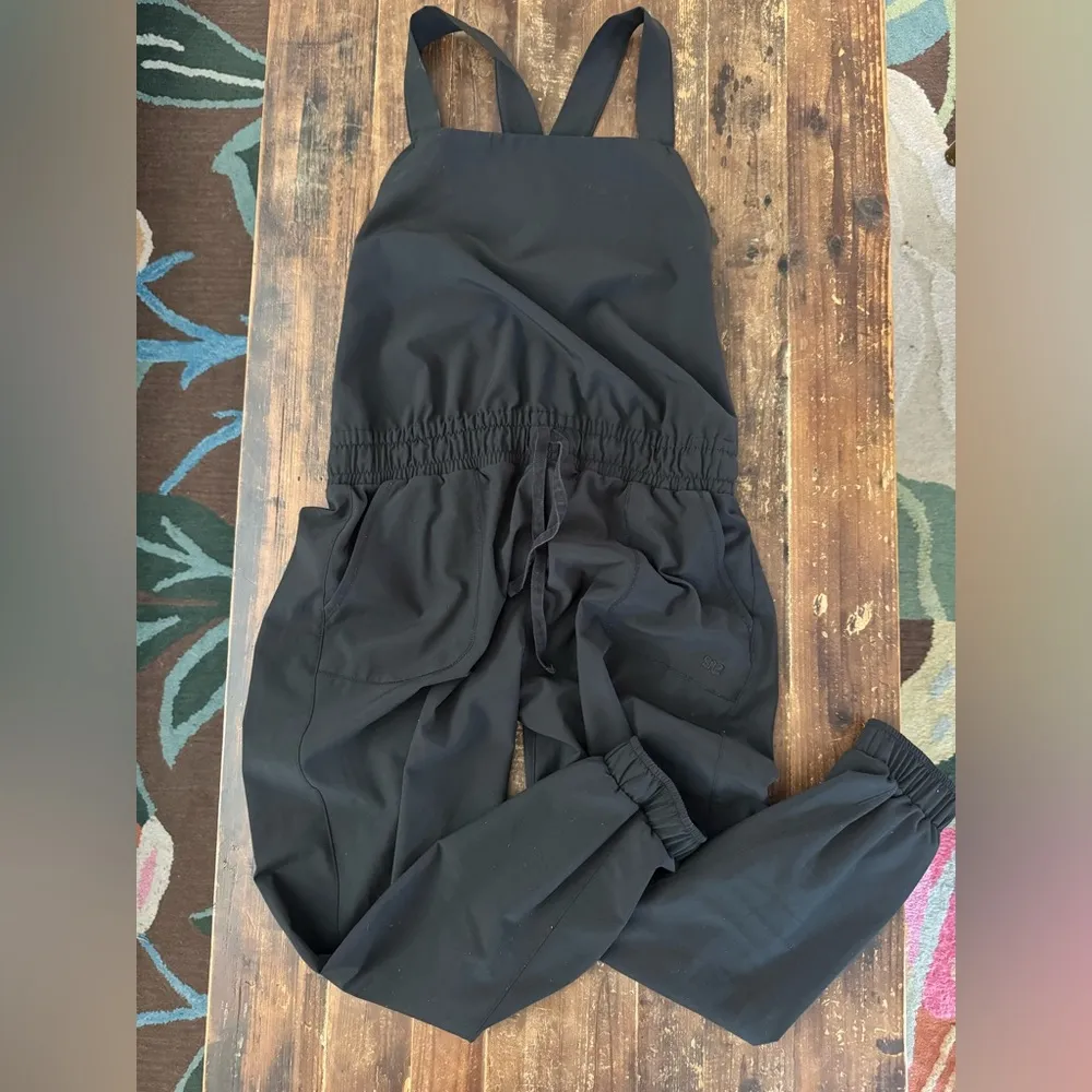 ALBION FIT  Black Classic Overall Jumpsuit - Image 9